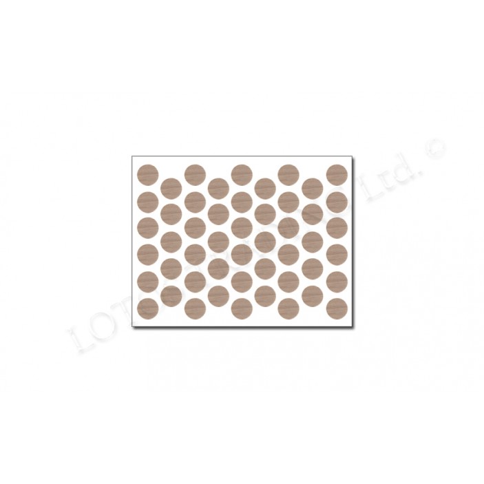 Самозалепващи тапи - орех антик 03L.01.043 - Тапи за винтове Самозалепващи тапи - орех антик Тапи за винтове