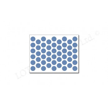 Adhesive screw caps - blue Screw caps