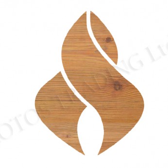 Adhesive screw caps - dark pine Screw caps