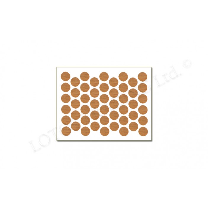 Adhesive screw caps - dark pine 03L.01.010 - Screw caps Adhesive screw caps - dark pine Screw caps