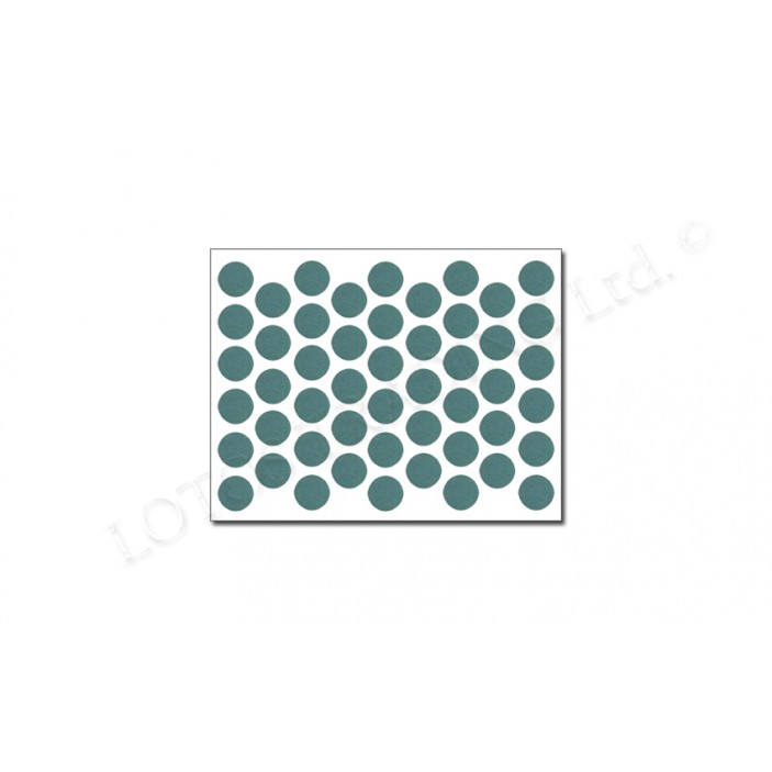 Adhesive screw caps - antique green Screw caps