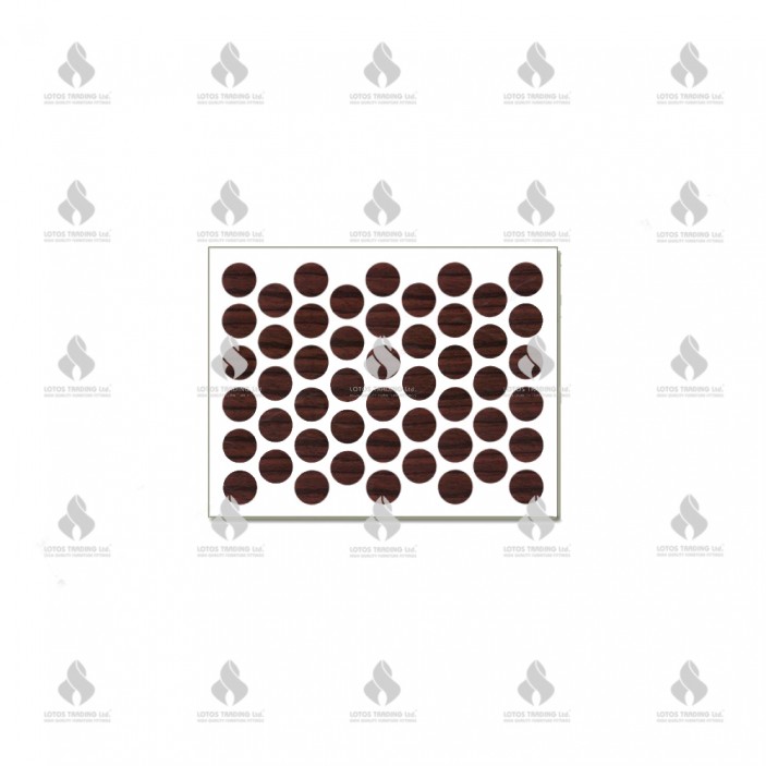 IVENTO Adhesive screw caps - latin walnut Screw caps