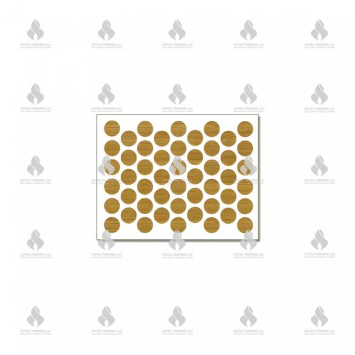 IVENTO Самозалепващи тапи - бамбук гланц 03L.01.042B - Тапи за винтове IVENTO Самозалепващи тапи - бамбук гланц Тапи за винтове