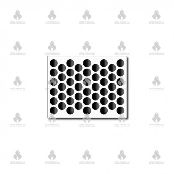 Adhesive screw caps - black gloss Screw caps