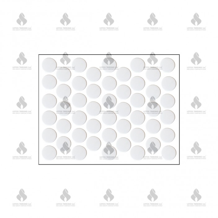 Adhesive screw caps φ 14 - white 03.01.0110.18 - Screw caps Adhesive screw caps φ 14 - white Screw caps