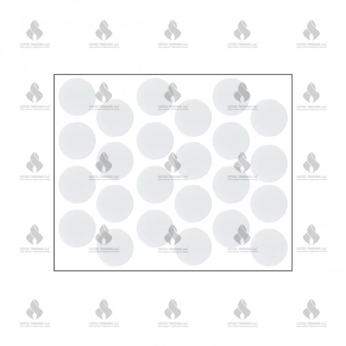 Adhesive screw caps φ 18 - Pearl white 03.00.46 - Screw caps Adhesive screw caps φ 18 - Pearl white Screw caps